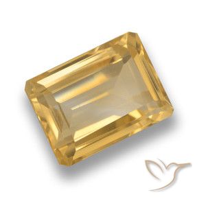 7.24克拉天然黄水晶，八边形，VVS