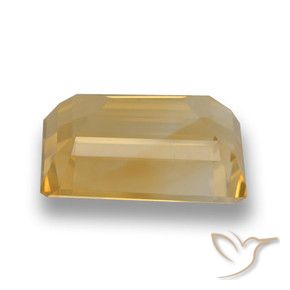 7.24克拉天然黄水晶，八边形，VVS
