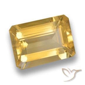 6.24克拉天然黄水晶，八边形，VVS-VS