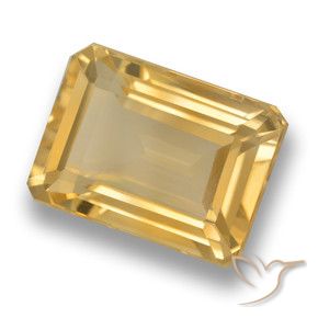 7.98克拉天然黄水晶，八边形，VVS