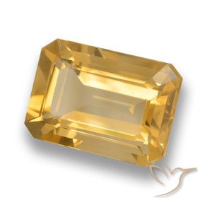 6.82克拉天然黄水晶，八边形，VVS