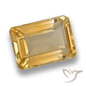 6.91克拉天然黄水晶，八边形，VVS