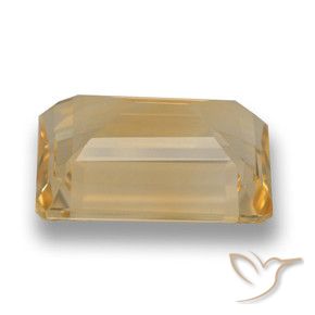 6.91克拉天然黄水晶，八边形，VVS
