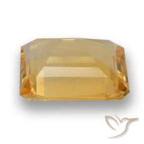 3.46克拉天然黄水晶，八边形，VVS