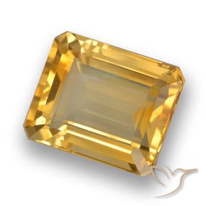 4.40克拉天然黄水晶，八边形，VVS