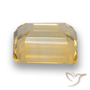 4.55克拉天然黄水晶，八边形，VVS