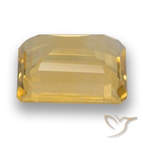 3.92克拉天然黄水晶，八边形，VVS-VS