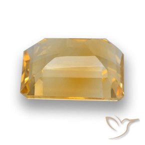 4.12克拉天然黄水晶，八边形，VVS-VS