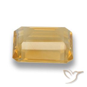 4.96克拉天然黄水晶，八边形，VVS-VS