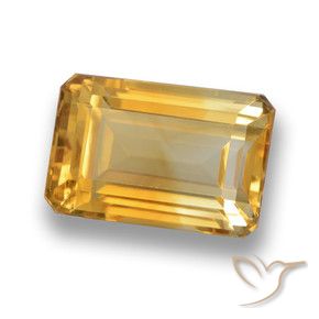5.53克拉天然黄水晶，八边形，VVS