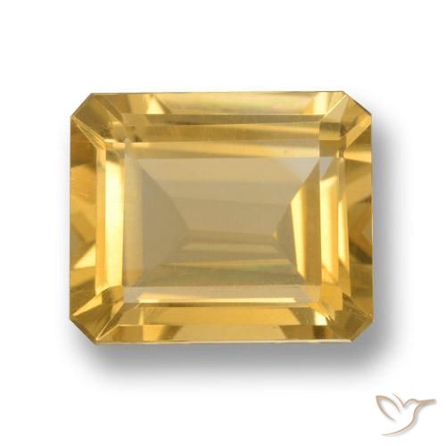 5.12ct 天然 金橙色 黄水晶, 软垫, VS