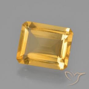 3.92克拉天然黄水晶，八边形，VS