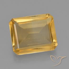 4.75克拉天然黄水晶，八边形，VS