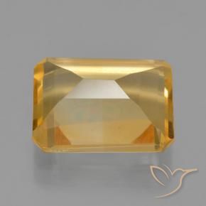 4.75克拉天然黄水晶，八边形，VS
