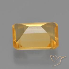 3.51克拉天然黄水晶，八边形，VS
