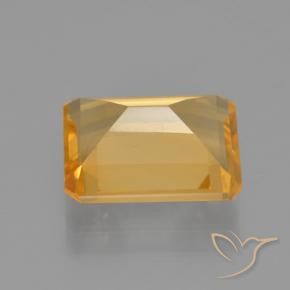 3.59克拉天然黄水晶，八边形，VS