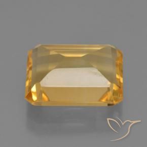 4.57克拉天然黄水晶，八边形，VVS-VS