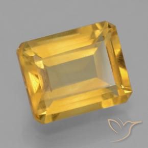 4.54克拉天然黄水晶，八边形，VS