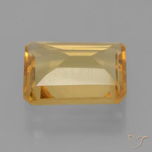4.23克拉天然黄水晶，八边形，VS