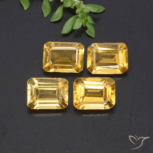 5.33克拉天然黄水晶，八边形，VVS-VS
