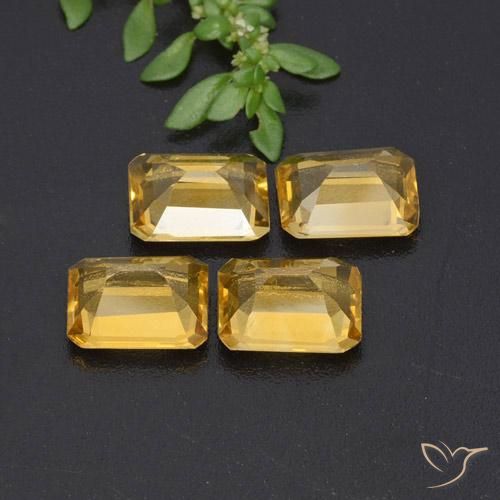 5.33克拉天然黄水晶，八边形，VVS-VS
