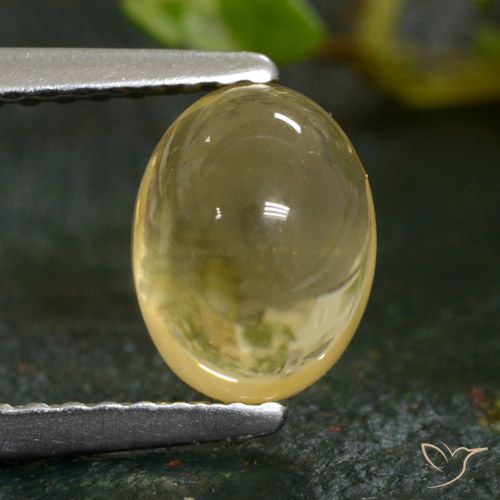 1.76ct 天然 浅金色 黄水晶, 椭圆形, 透明