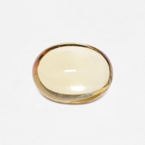 1.40克拉天然金色黄水晶，椭圆形切割，7.9×5.9毫米，透明
