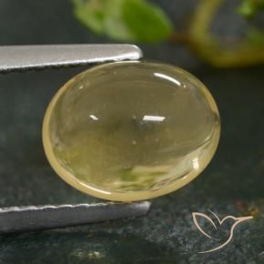 2.24克拉天然黄水晶，椭圆形，透明
