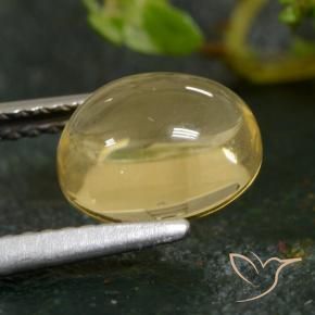 2.24克拉天然黄水晶，椭圆形，透明