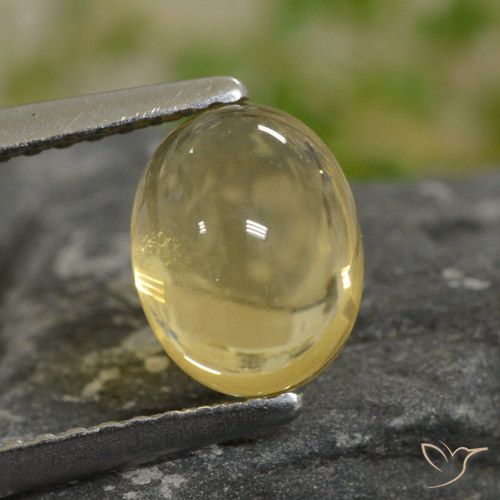 1.59ct 天然 浅金黄色 黄水晶, 椭圆形, 透明