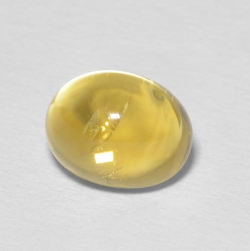 1.86ct 天然 浅金黄色 黄水晶, 椭圆形, 透明
