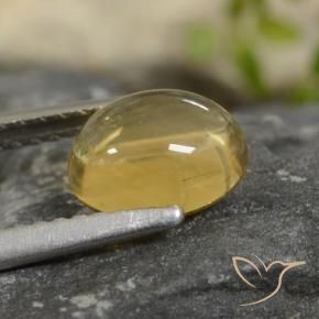 1.30克拉天然黄水晶，椭圆形，透明
