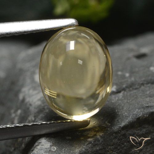 2.40ct 天然 土黄色 黄水晶, 椭圆形, 透明