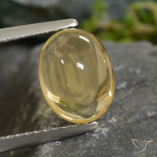 2.23ct 天然 淡黄色 黄水晶, 椭圆形, 透明