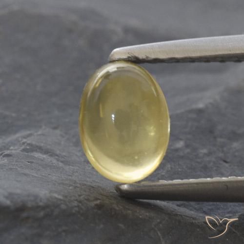 1.16ct 天然 淡黄色 黄水晶, 椭圆形, 透明