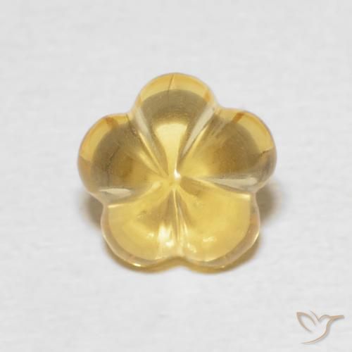2.31ct 天然 蜜黄色 黄水晶, 花形切割, 透明