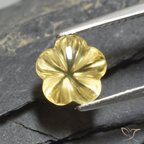 2.30ct 天然 托斯卡纳黄 黄水晶, 花形切割, 透明
