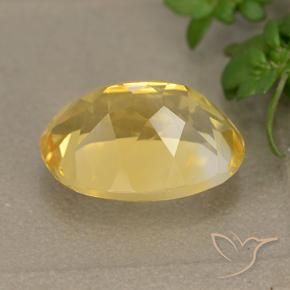 5.70克拉天然黄水晶，椭圆形，VVS-VS