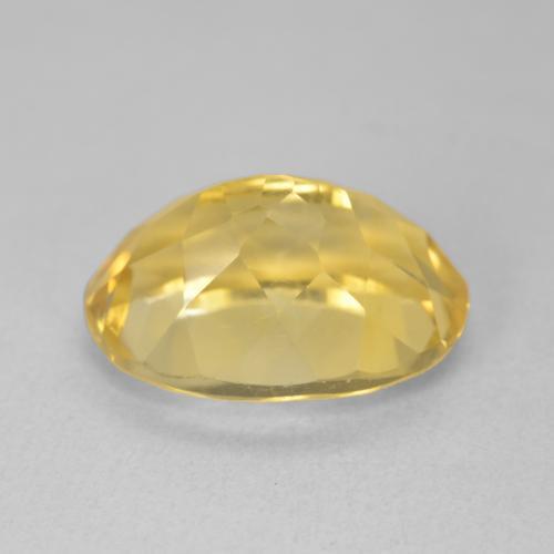 6.37克拉天然黄水晶，椭圆形，VVS-VS