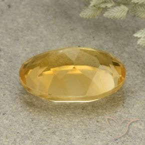 5.60克拉天然黄水晶，椭圆形，VVS-VS
