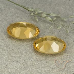 9.19克拉天然黄水晶，椭圆形，VVS-VS