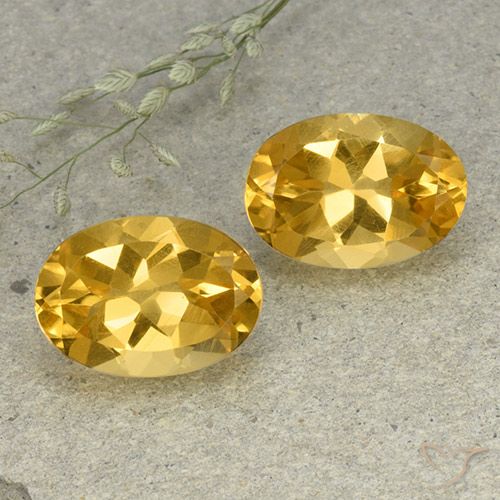 11.52ctw 天然 金橙色 黄水晶, 椭圆形, VVS-VS