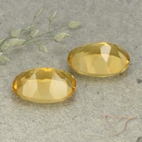 11.52克拉天然黄水晶，椭圆形，VVS-VS