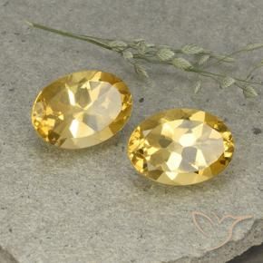 10.99克拉天然黄水晶，椭圆形，VVS-VS