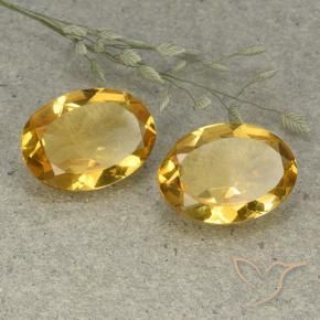 9.32克拉天然黄水晶，椭圆形，VVS-VS