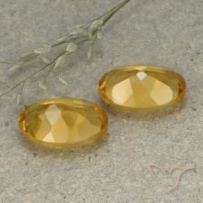 9.32克拉天然黄水晶，椭圆形，VVS-VS