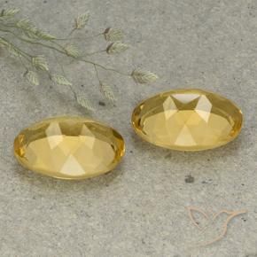 10.76克拉天然黄水晶，椭圆形，VVS-VS