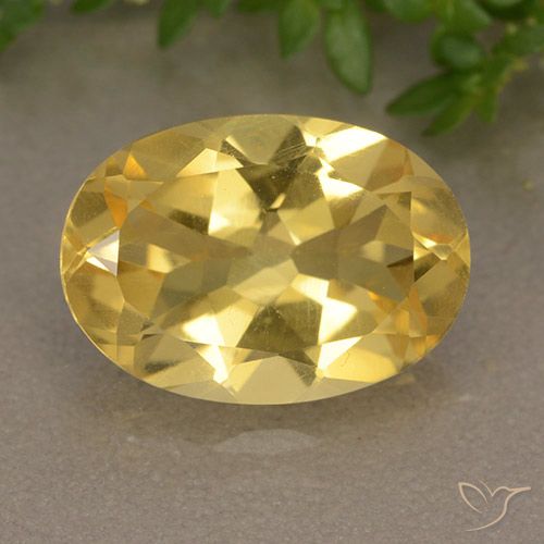 5.18ct 天然 金橙色 黄水晶, 椭圆形, VVS-VS