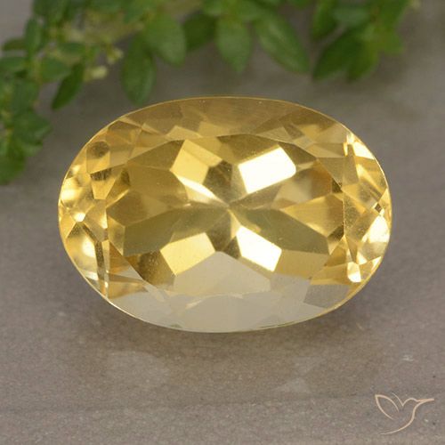 6.32ct 天然 金橙色 黄水晶, 椭圆形, VVS-VS