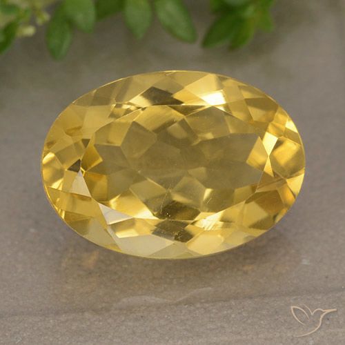 5.87ct 天然 中金 黄水晶, 椭圆形, VVS-VS